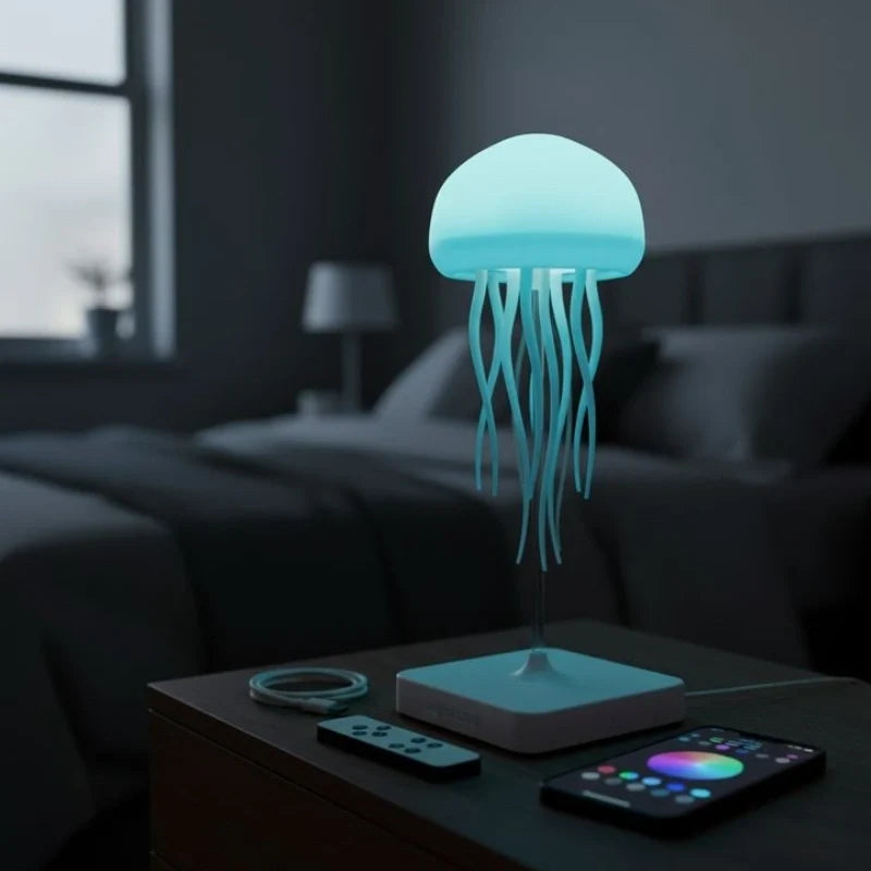 Jellyfish Lamp – Color-Changing LED Mood Light