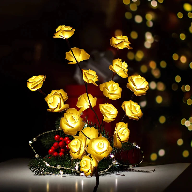Lighted Branches Lamp – LED Willow, Olive, Rose & Orchid Decor
