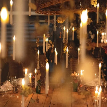 Floating LED Candles with Magic Wand Remote – Flameless Halloween Candles