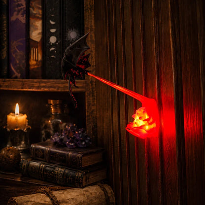 Fire-Breathing Dragon Night Light – Cordless LED Fantasy Lamp