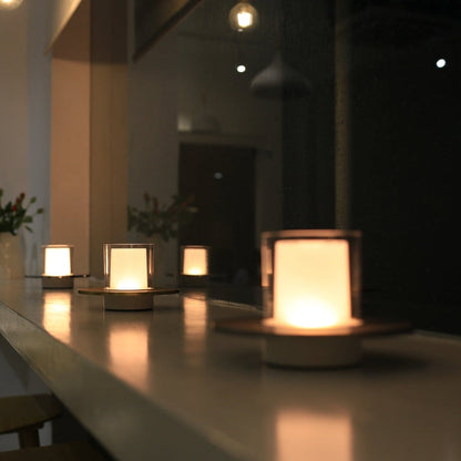 Rechargeable Candle Table Lamp – Gesture Control Dimmable LED Lamp
