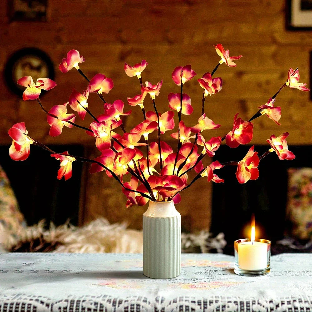 Lighted Branches Lamp – LED Willow, Olive, Rose & Orchid Decor