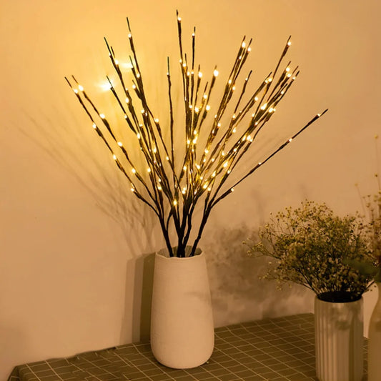 Lighted Branches Lamp – LED Willow, Olive, Rose & Orchid Decor