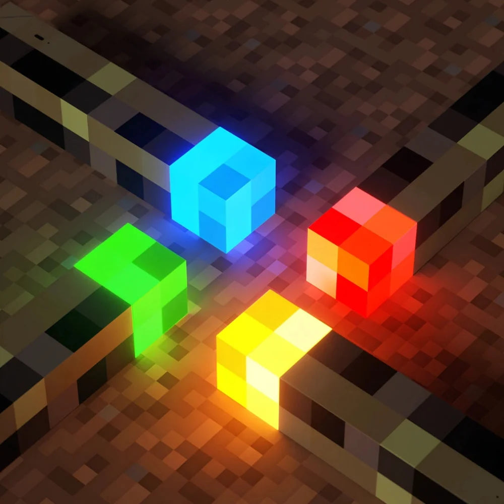 Retro Game Torch Wall Light – Flickering LED Gaming Room Lamp