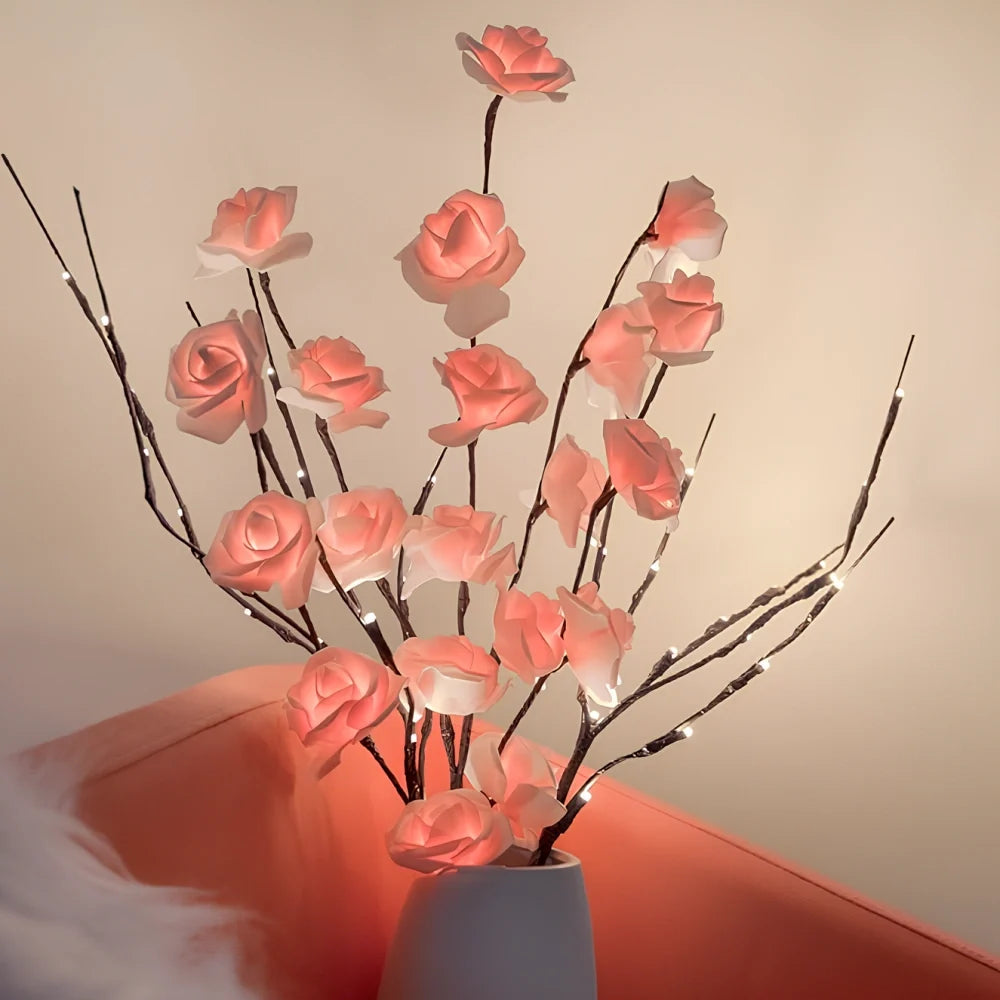 Lighted Branches Lamp – LED Willow, Olive, Rose & Orchid Decor