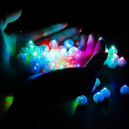 Mini LED Light Pearls – Glowing Fairy Lights for Balloons & Parties