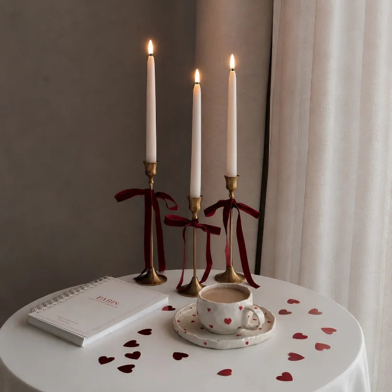 Flameless Taper Candles for Chandeliers – LED Candles with Remote
