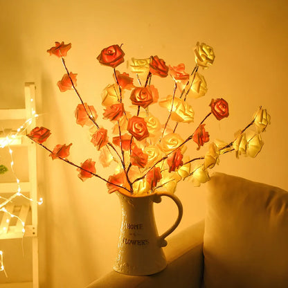 Lighted Branches Lamp – LED Willow, Olive, Rose & Orchid Decor