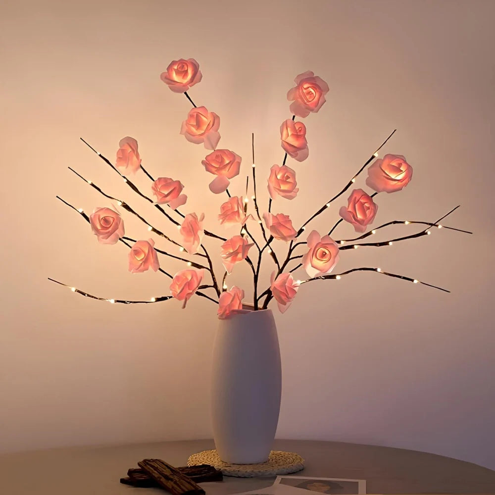 Lighted Branches Lamp – LED Willow, Olive, Rose & Orchid Decor