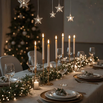 Flameless Taper Candles for Chandeliers – LED Candles with Remote