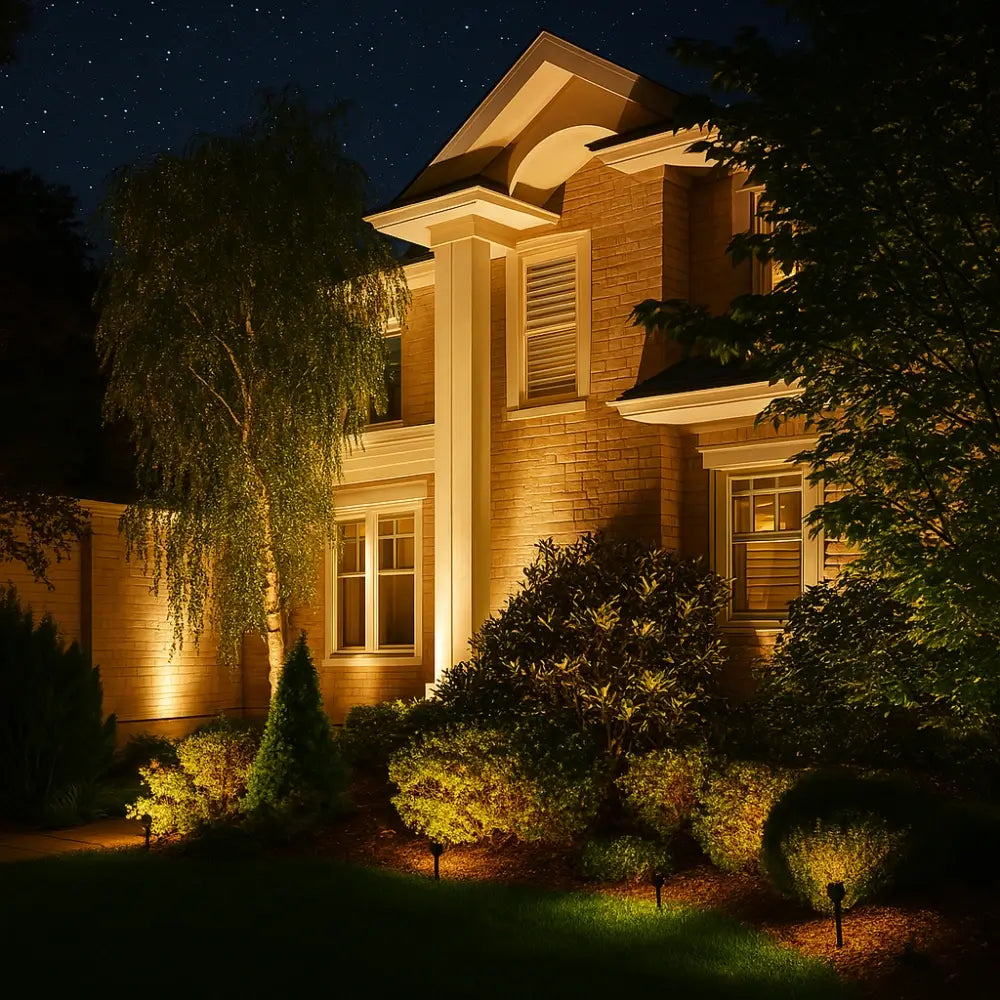 Solar Garden Spotlights – Color-Changing Outdoor LED Landscape Lights