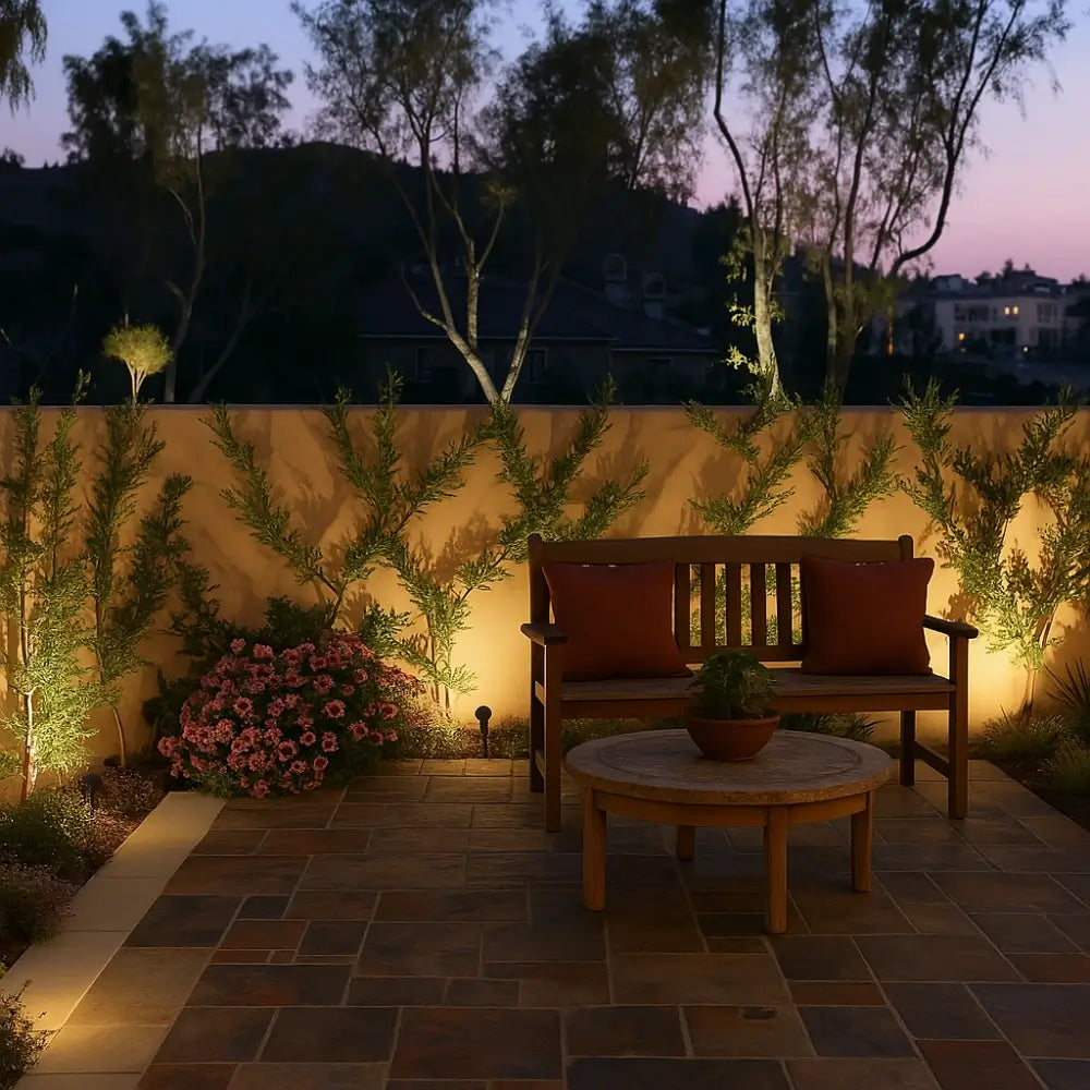 Solar Garden Spotlights – Color-Changing Outdoor LED Landscape Lights