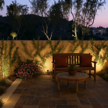 Solar Garden Spotlights – Color-Changing Outdoor LED Landscape Lights