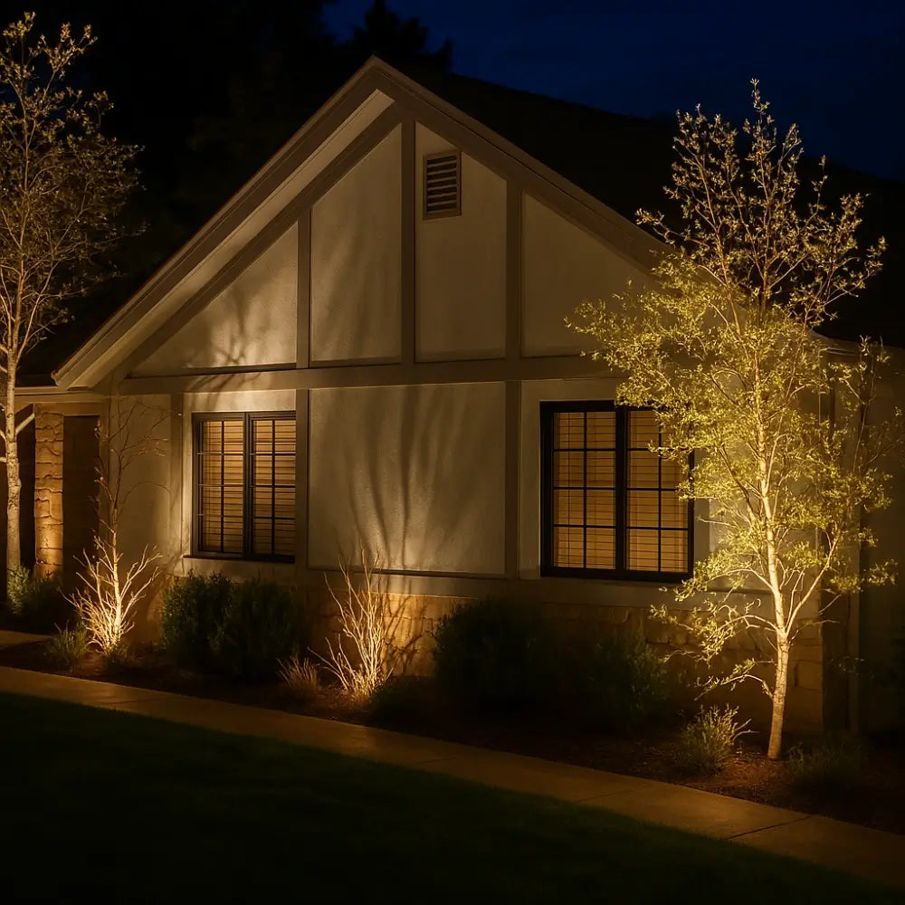 Solar Garden Spotlights – Color-Changing Outdoor LED Landscape Lights