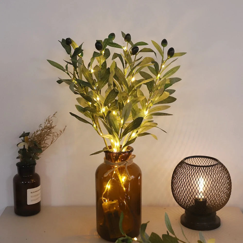Lighted Branches Lamp – LED Willow, Olive, Rose & Orchid Decor