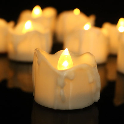 Flameless LED Tea Lights – Flickering Battery Operated Candles