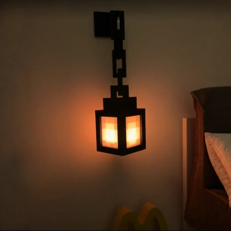 Pixel Game Lantern – 16-Color LED Retro Gaming Lamp