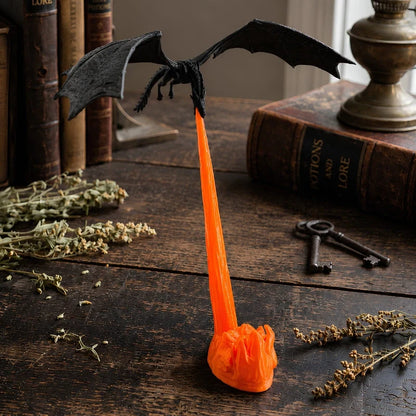 Fire-Breathing Dragon Night Light – Cordless LED Fantasy Lamp