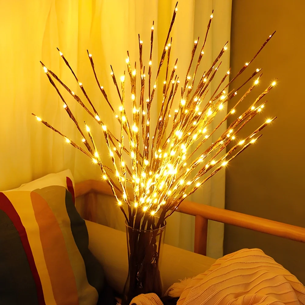 Lighted Branches Lamp – LED Willow, Olive, Rose & Orchid Decor