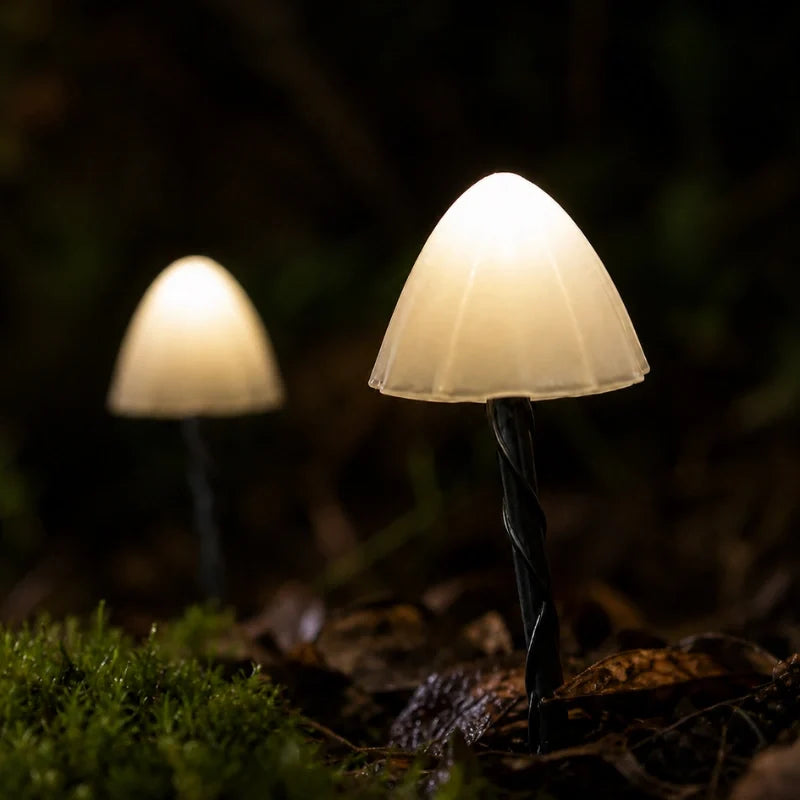 Solar Mushroom Garden Lights – Waterproof Outdoor Path & Lawn Lights
