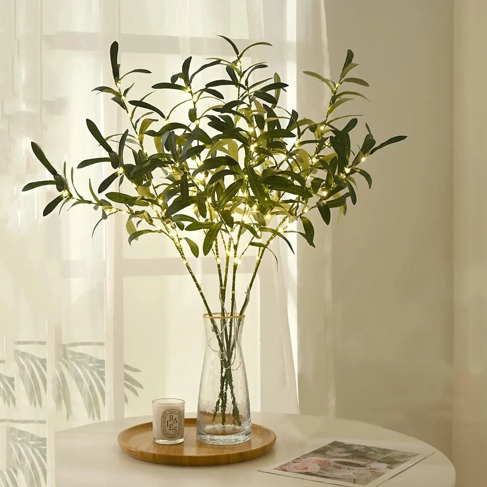 Lighted Branches Lamp – LED Willow, Olive, Rose & Orchid Decor