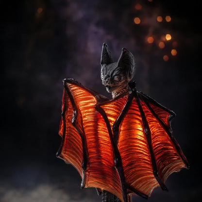 Gothic Bat Table Lamp – Haunted House Halloween Night Light