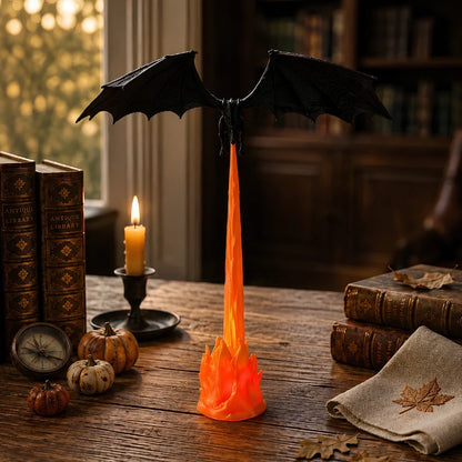 Fire-Breathing Dragon Night Light – Cordless LED Fantasy Lamp