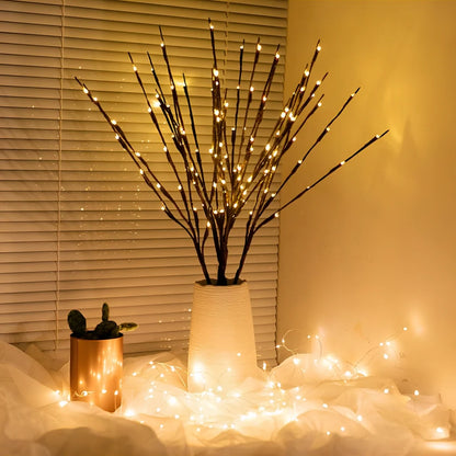 Lighted Branches Lamp – LED Willow, Olive, Rose & Orchid Decor