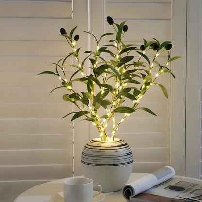 Lighted Branches Lamp – LED Willow, Olive, Rose & Orchid Decor
