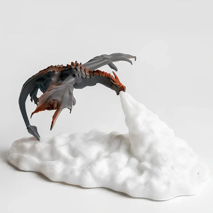 3D-Printed Dragon Lamp – Flame-Breathing LED Night Light