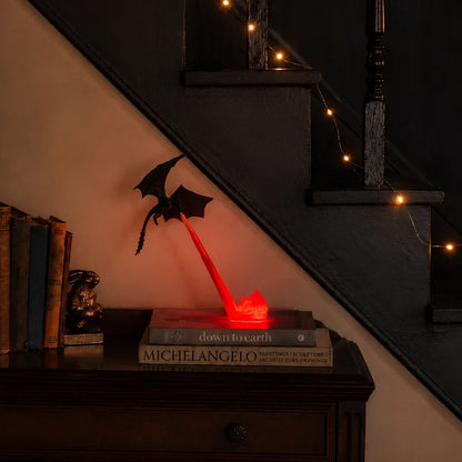 Fire-Breathing Dragon Night Light – Cordless LED Fantasy Lamp