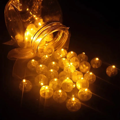 Mini LED Light Pearls – Glowing Fairy Lights for Balloons & Parties