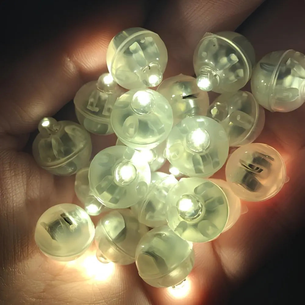 Mini LED Light Pearls – Glowing Fairy Lights for Balloons & Parties