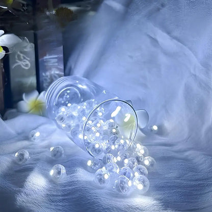 Mini LED Light Pearls – Glowing Fairy Lights for Balloons & Parties