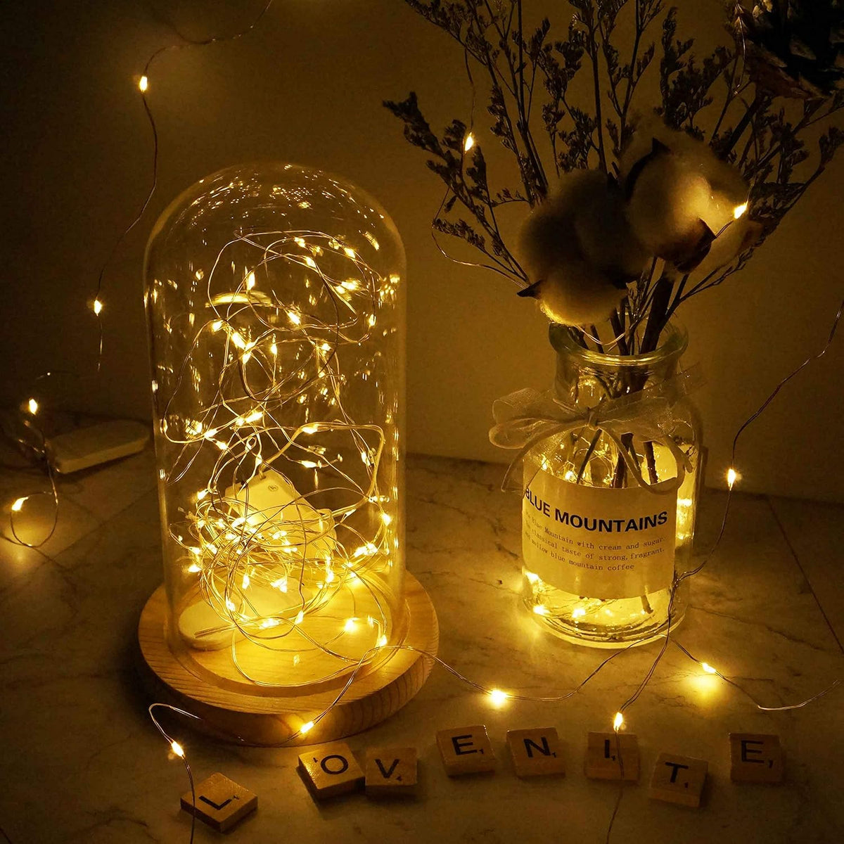 Solar Fairy String Lights – Waterproof Outdoor Garden & Patio Lights