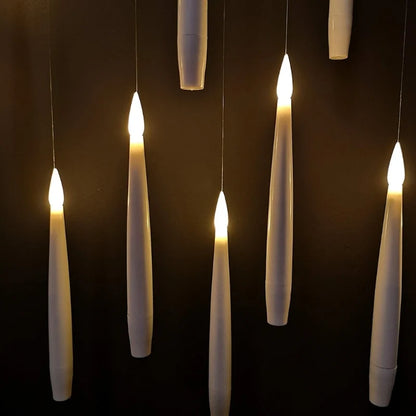 Floating LED Candles with Magic Wand Remote – Flameless Halloween Candles