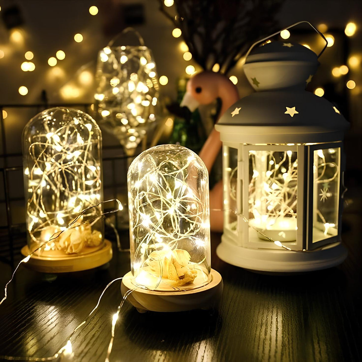 Solar Fairy String Lights – Waterproof Outdoor Garden & Patio Lights
