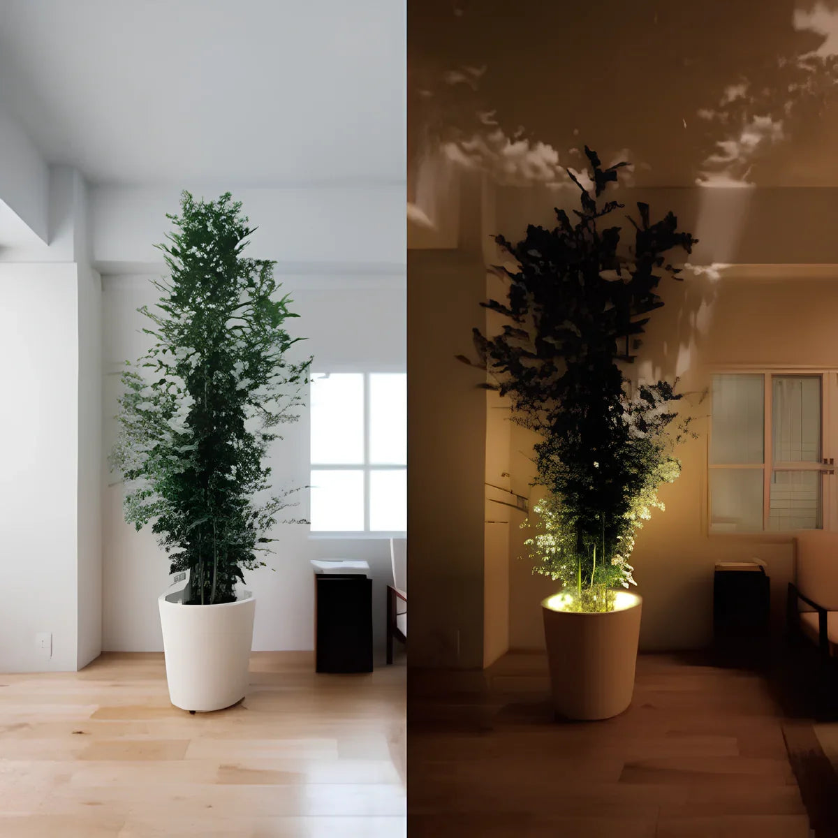 EasyWall | Wireless LED Spotlight with Remote – Dimmable Battery Picture Light, Stick-On Accent Light for Art, Plants & Walls