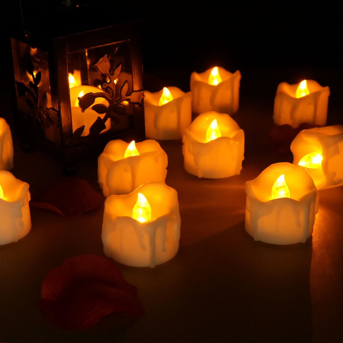 Flameless LED Tea Lights – Flickering Battery Operated Candles