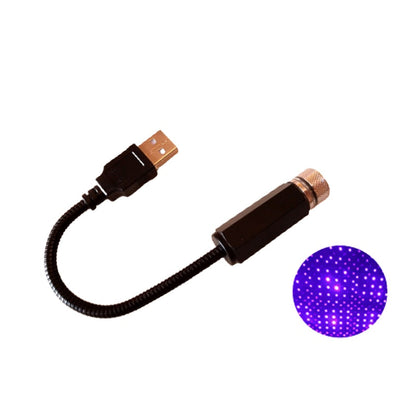 Mini USB Star Projector – Galaxy Night Light for Car & Bedroom