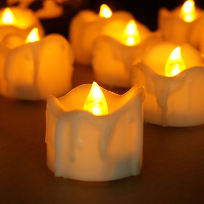Flameless LED Tea Lights – Flickering Battery Operated Candles