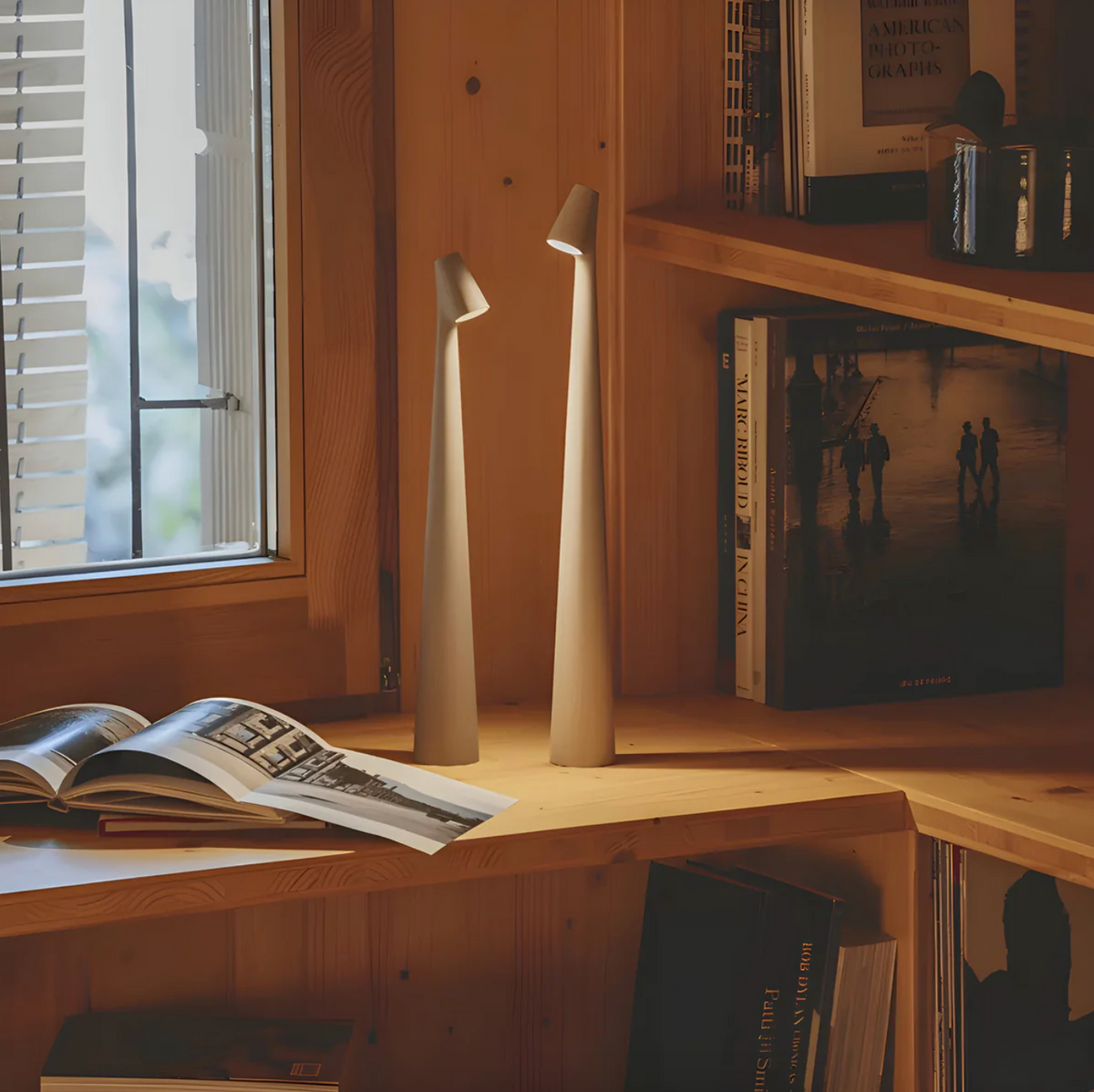 Nordic minimalist design mood lamp | Cordless | LED | Reading lamp | Table lamp