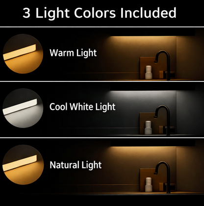LumiKitchen – Cordless LED Under Cabinet Light with Motion Sensor