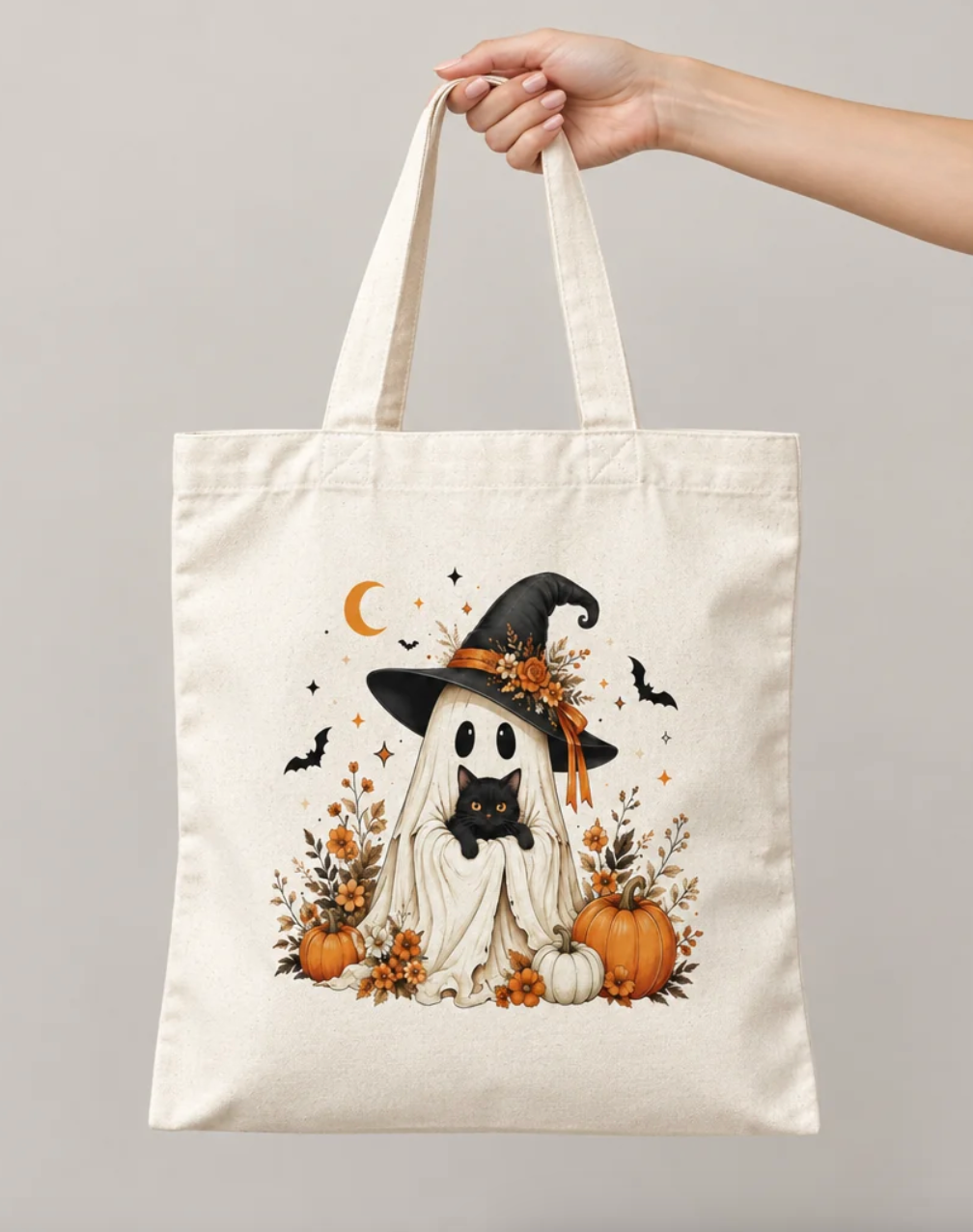 Halloween Ghost Tote Bag