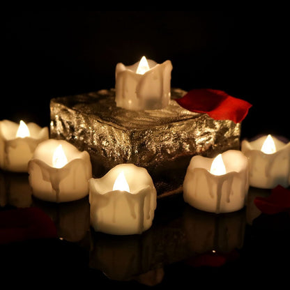 Flameless LED Tea Lights – Flickering Battery Operated Candles