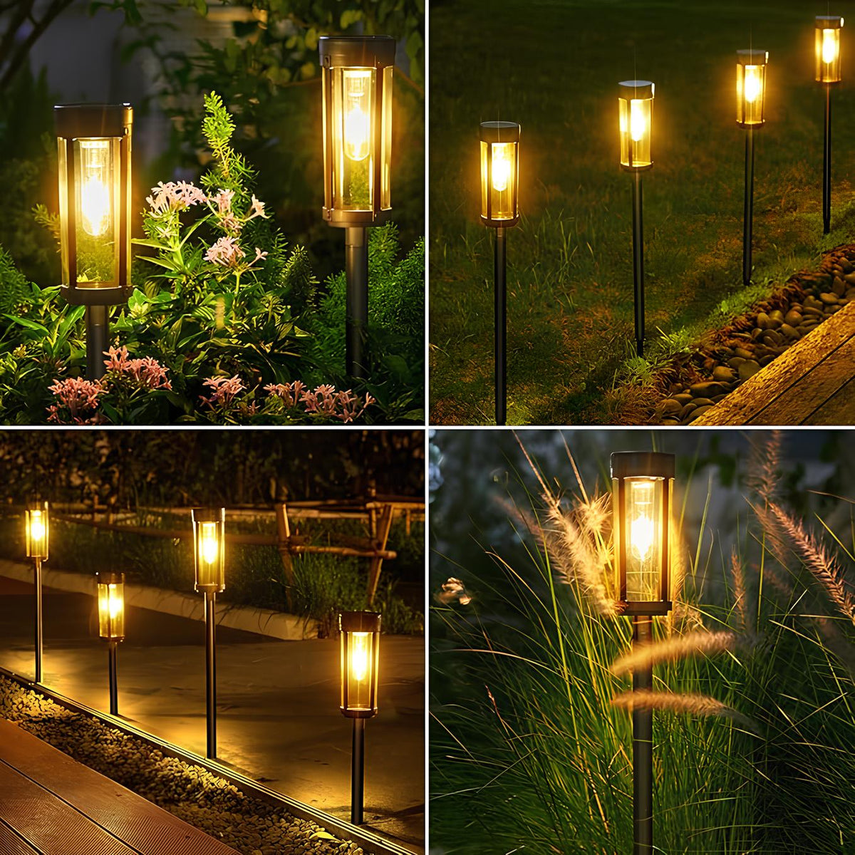 Solar Torch Lights – Modern Outdoor Garden & Pathway Lights