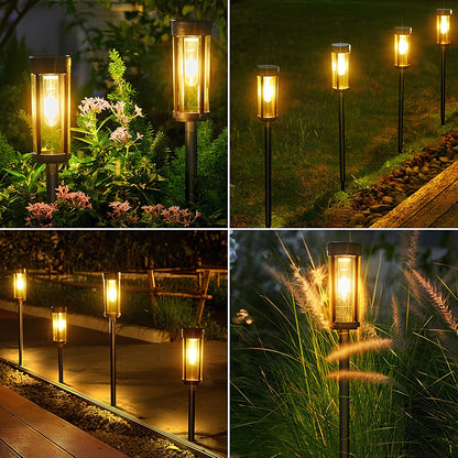 Solar Torch Lights – Modern Outdoor Garden & Pathway Lights