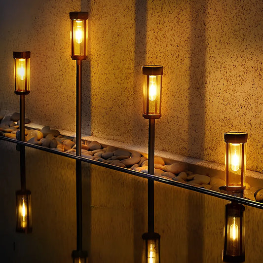 Solar Torch Lights – Modern Outdoor Garden & Pathway Lights
