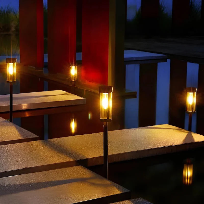 Solar Torch Lights – Modern Outdoor Garden & Pathway Lights