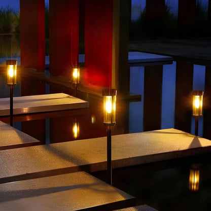 Solar Torch Lights – Modern Outdoor Garden & Pathway Lights